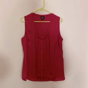 Hot pink business lady blouse - perfect pairing with a lady blazer or cardigan.